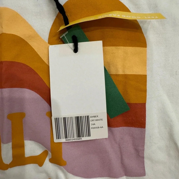 NWT Hundred Pieces Cali Karma Printed T-Shirt - Picture 4 of 5